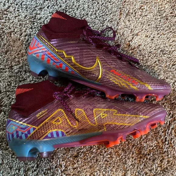 Nike Zoom Superfly 9 Elite KM FG Mbappe Dark Beetroot Mens Size 8
